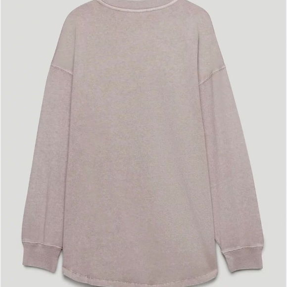 NWT Wilfred Free Sonora Cotton Long-sleeve Henley Shirt - Gd Gull Grey - Small - Picture 6 of 11